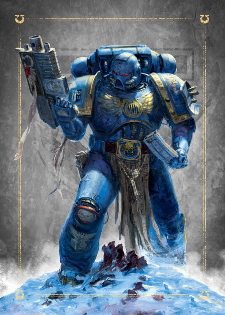 Ultramarine Battle Brother Poster
