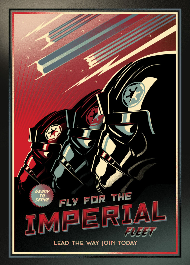 Fly for the Imperial Fleet Poster