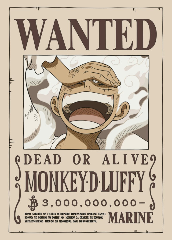 Monkey D. Luffy Wanted Poster