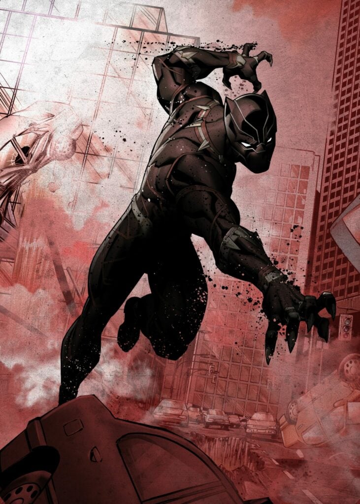 Dark Edition Black Panther Poster