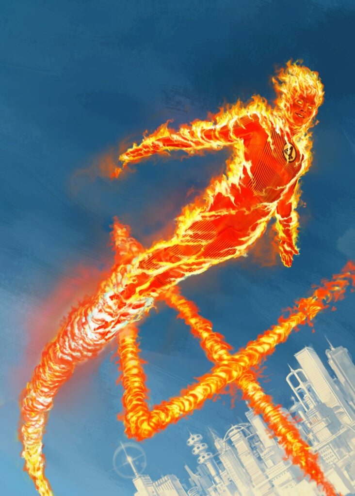 Johnny Storm Poster